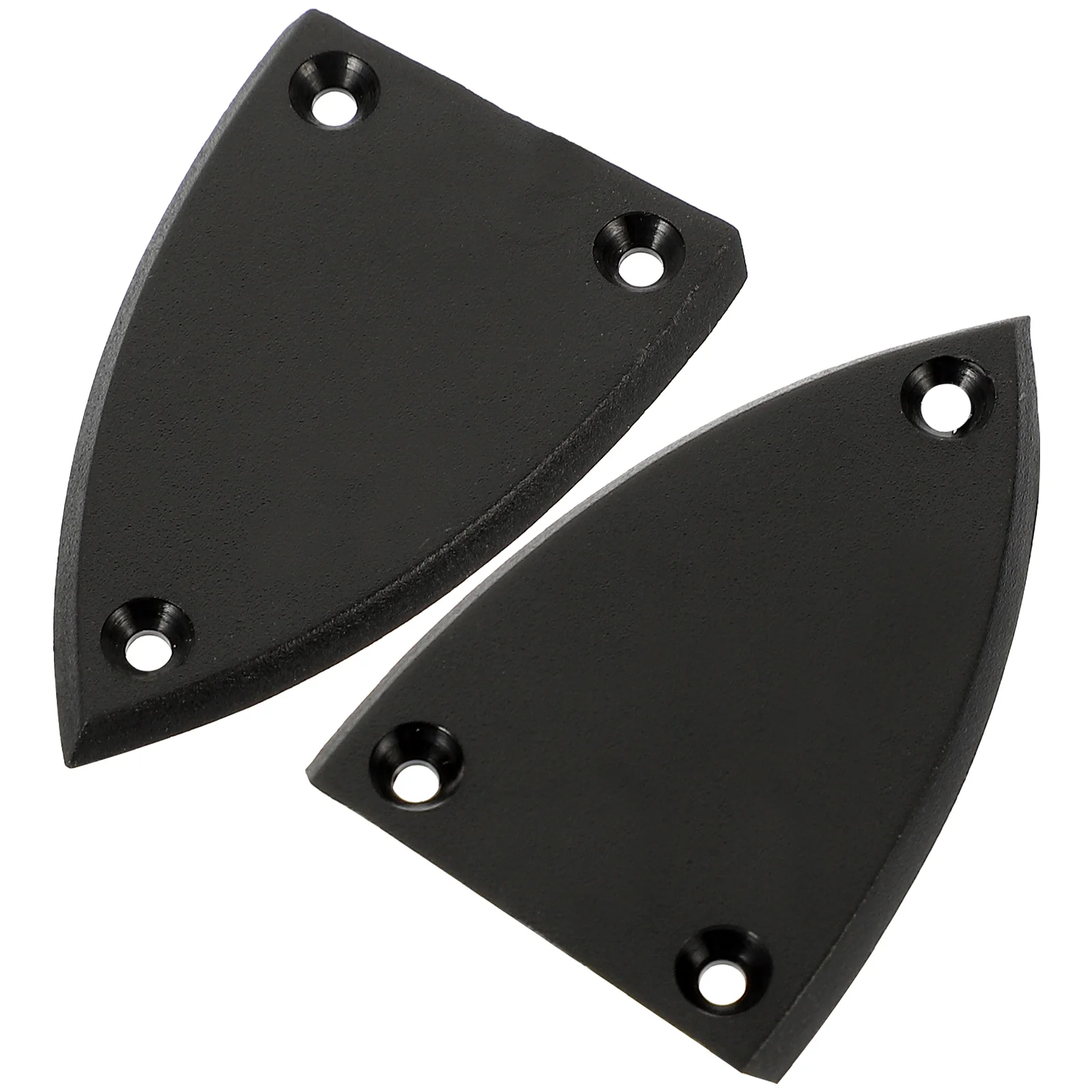 

2 Pcs Guitar Tuning Lever Cover Truss Rod Black Electric Parts Repair Acoustic Plate Bass