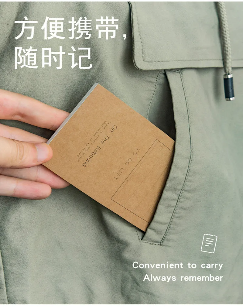 New 4pcs/pack Portable Small Size Plan Book To Do List Horizontal Grid Memo Pocket Book Student Notes Registration Memo Notepad