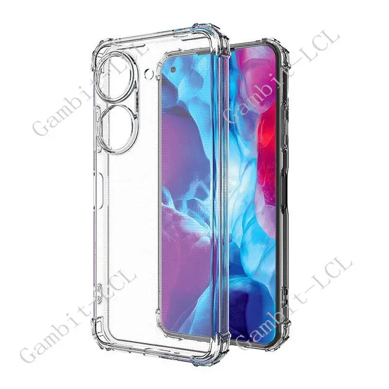 Anti-Falling Case For ASUS Zenfone 9 10 AI2302 AI2202 Soft Silicone TPU Original Shockproof Back Cover ON Zenfone 10 Shell