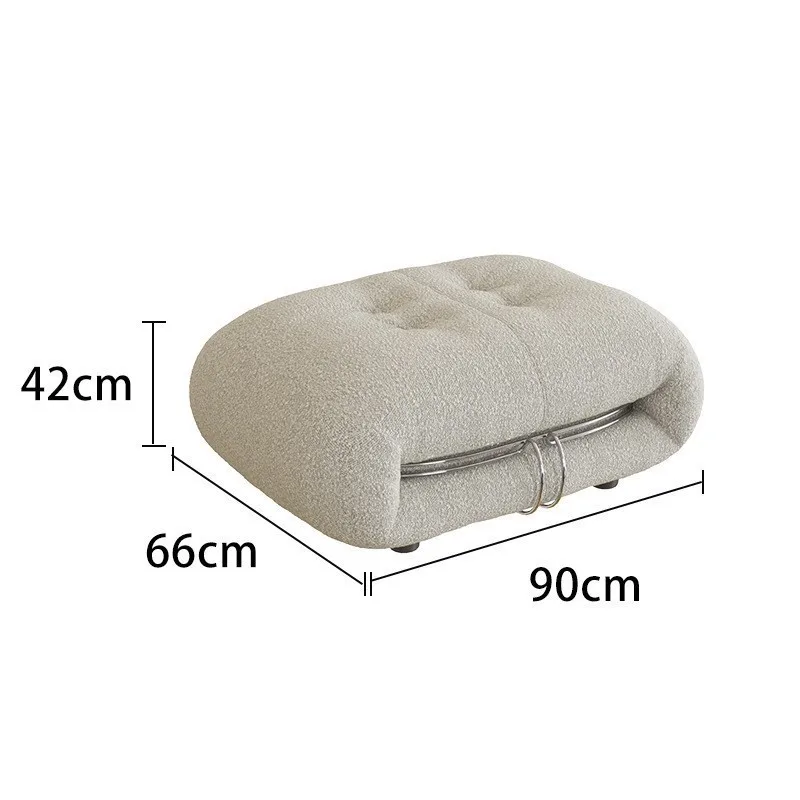 Nordic creative designer hippopotamus sofa retro steel teeth casual lazy lounge chair new simple single sofa chair pedal 2024