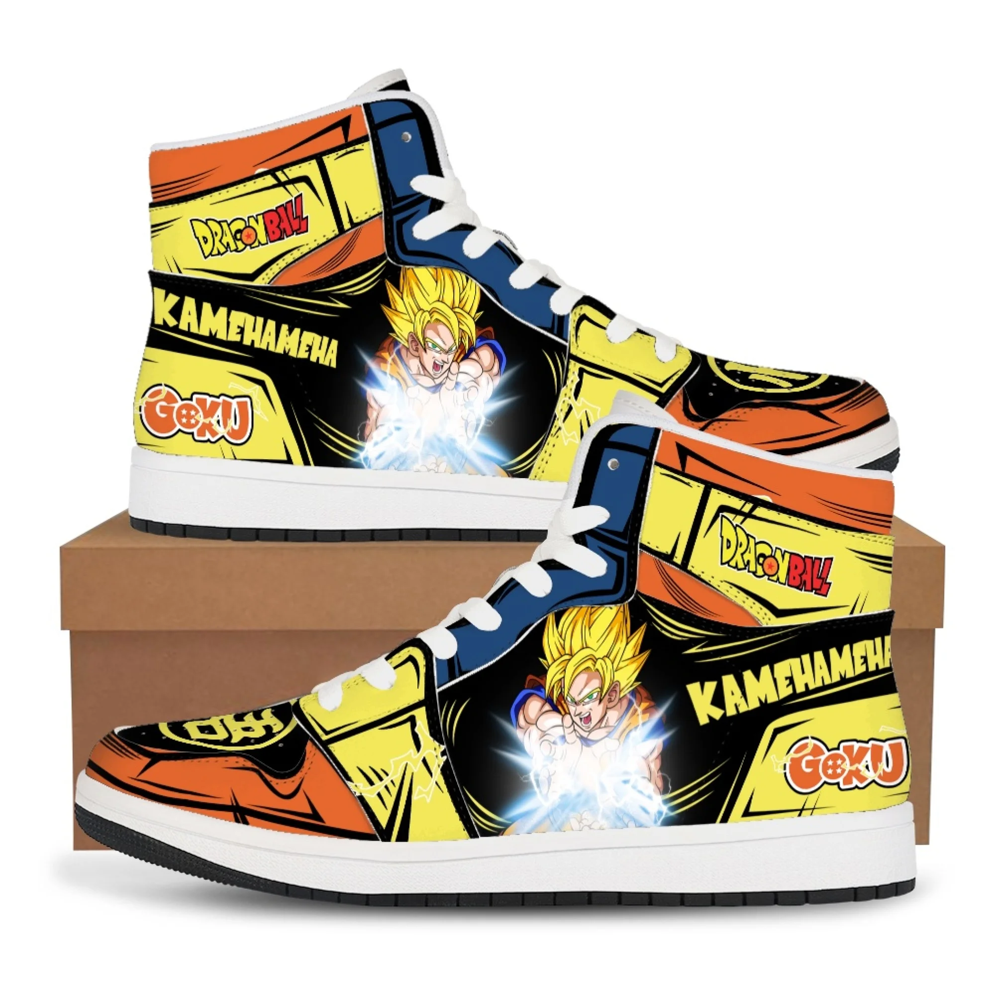 Dragon Ball Anime Super Z Goku High-Tops Sneakers Casual Shoes Basketball Shoes Printing Comfortable Flat Shoes Birthday Gift