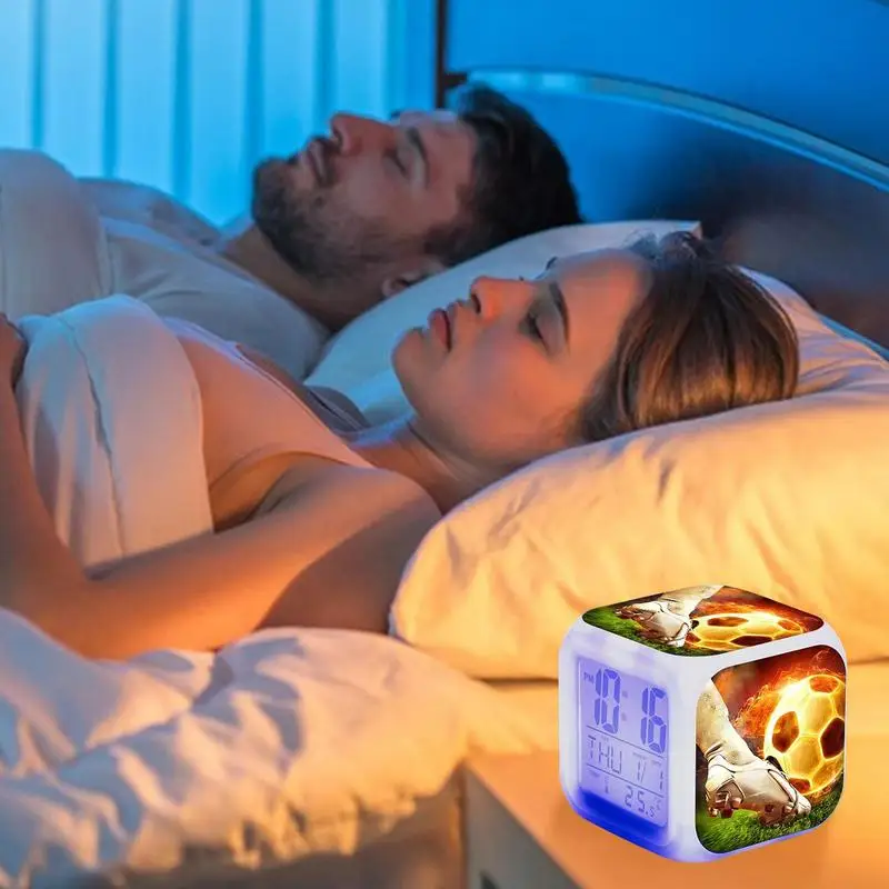 LED Kids Alarm Clock with Night Light 4