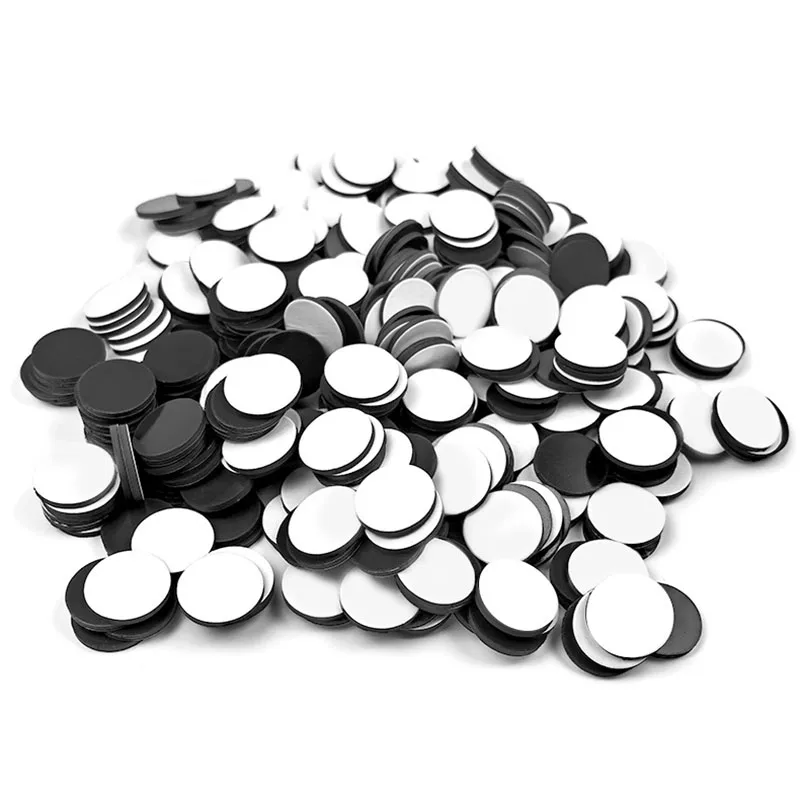 20/50/100PCS Runde Kühlschrank Magnet Selbstklebende Magnetische Blätter für Fotos Diy Handwerk Büro Gummi Weiche magnetische Aufkleber Ho – Detail 4