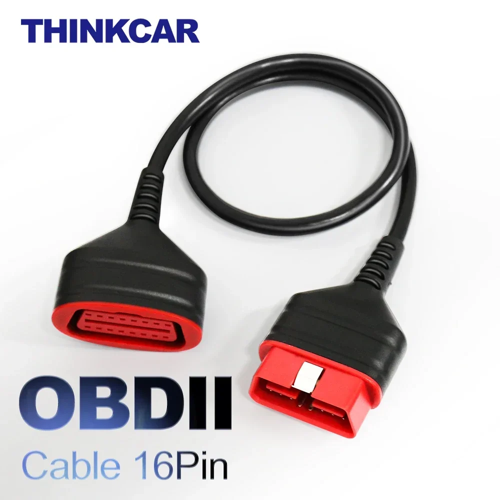 THINKCAR THINKDIAG Universal 16 Pin All Car OBD2 Extension Cable 30cm Length Car Diagnostic Extended Connector For BT200/PRO