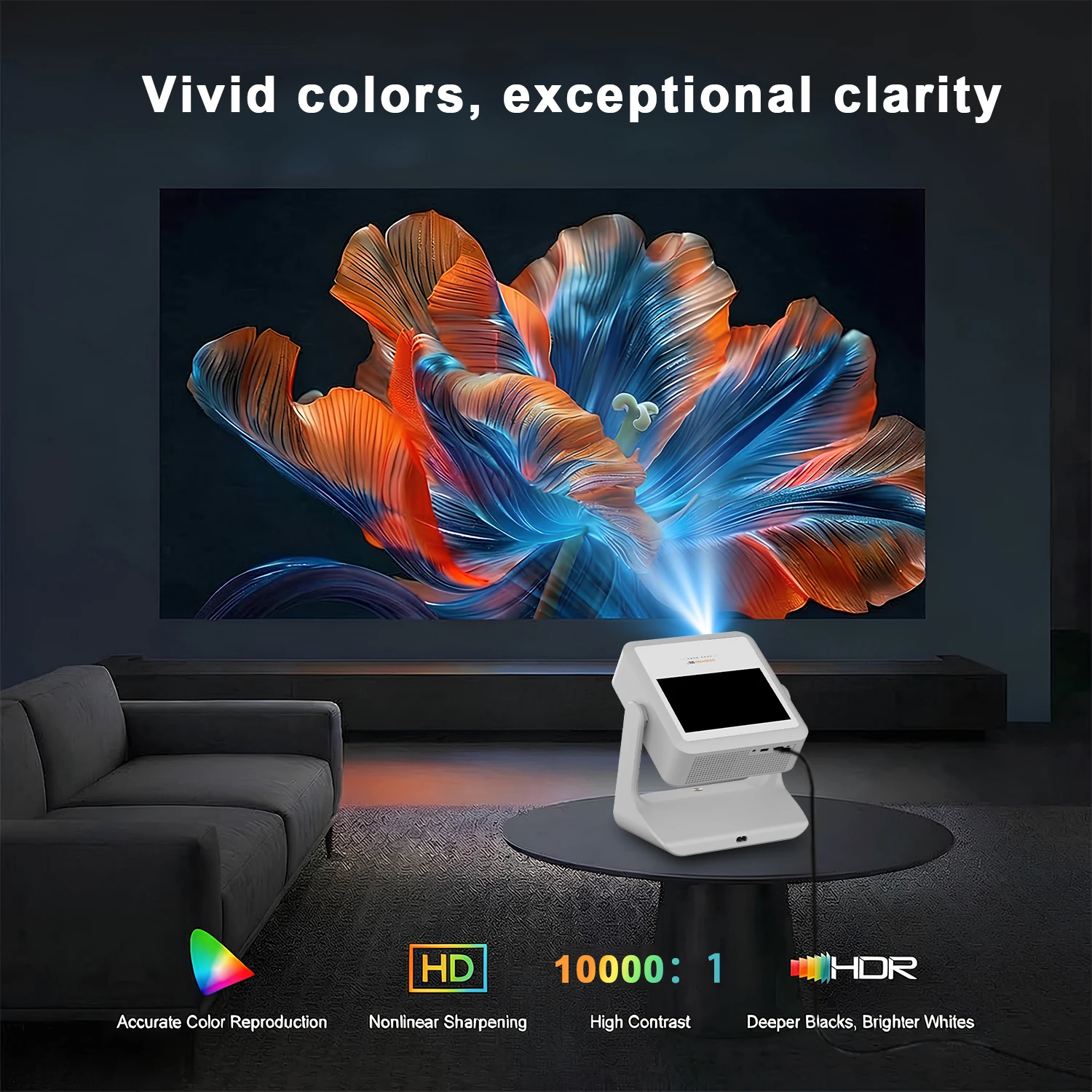 Smart Home Office Projektor fü – Home Cinema Entertainment Bewertung und Preis