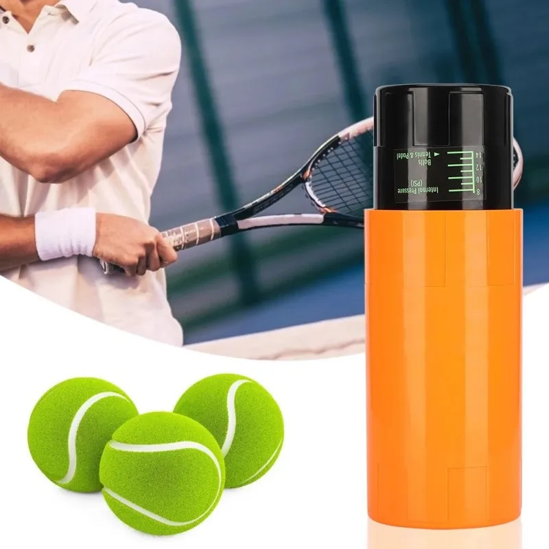 

Tennis Ball Saver Storage Can - Plastic Protective Cover Repairing Container Portable Reusable Tennis Accessories