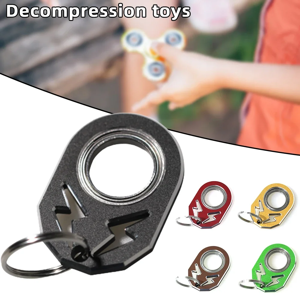 

Cool Style Spinner Keychain Durable Keychain Spinning Key Decompression Cool Fingertip Toy For Holiday Gift