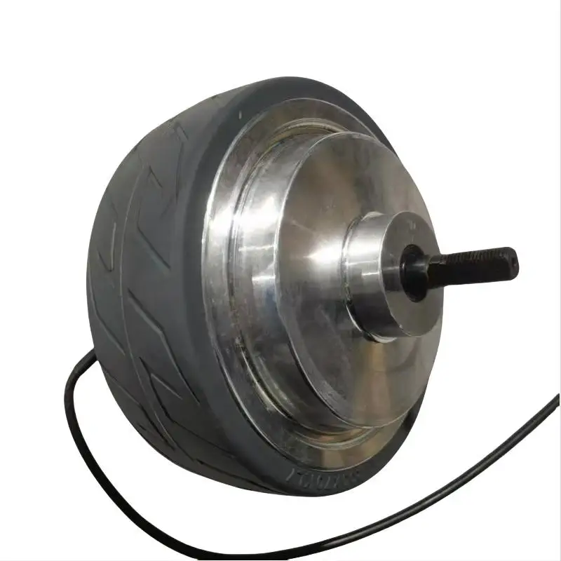 

6km/h300kg low speed and high torque 8 inch 100N.M seamless tire with gear hub motor trolley weeding machine