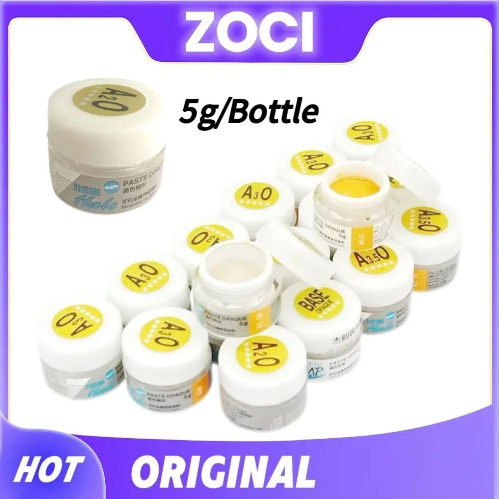 5g/bottle Dental Dentistry Materials SHOFU VINTAGE HALO Metal Porcelain Paste Opaque Dental Lab Material A1O-D4O Metal Porcelain