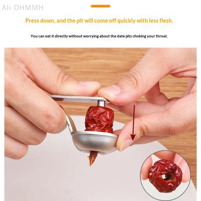 ZLinKJ ステンレススチール製赤いナツメヤシ種抜きツール - Kitchen Gadgets Tools のレビューと価格