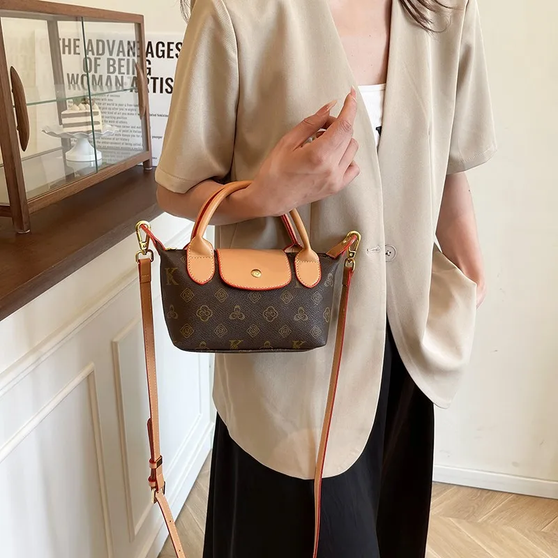 

​2025 Premium Monogram Tote Shoulder Bag - Vintage Multifunctional Designer Handheld Crossbody Fashion​