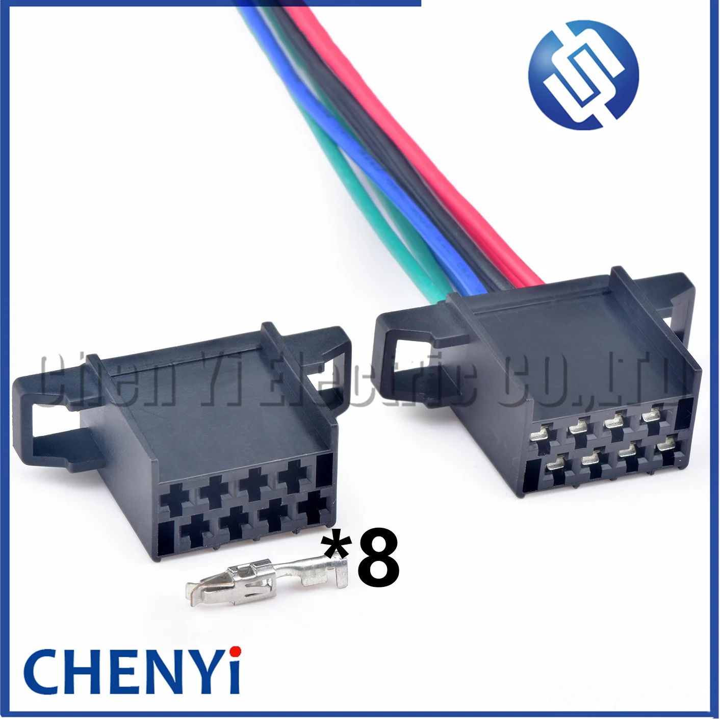 8 Pin Automotive connector OBD test interface main diagnostic Wire harness plug CY0807-3.5F For truck VocomⅠ VM Fh12 panel
