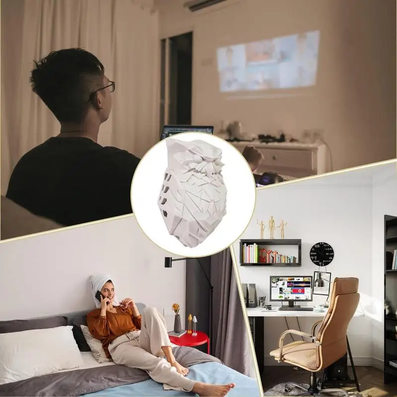 Bird Wall Lamp Halloween Owl Eagle Shape Projector Modern Creative Atmosphere 3D Print Animal Lighting Wall Light Christmas gift