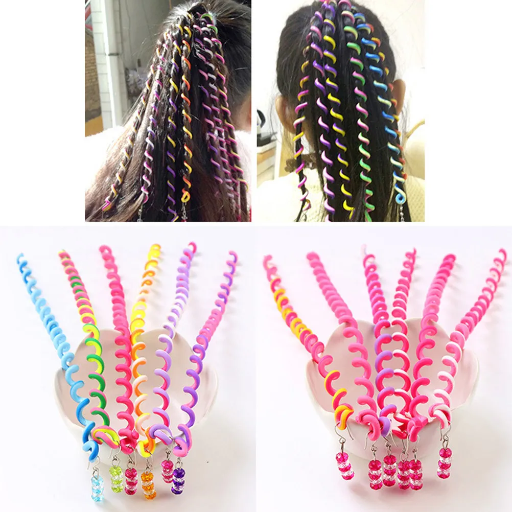 

Набор из 6 модных заколок для волос и инструментов для плетения кос для девочек, женщин и детей. Аксессуары для самостоятельного укладки, подходят для всех типов волос, можно использовать как браслет.