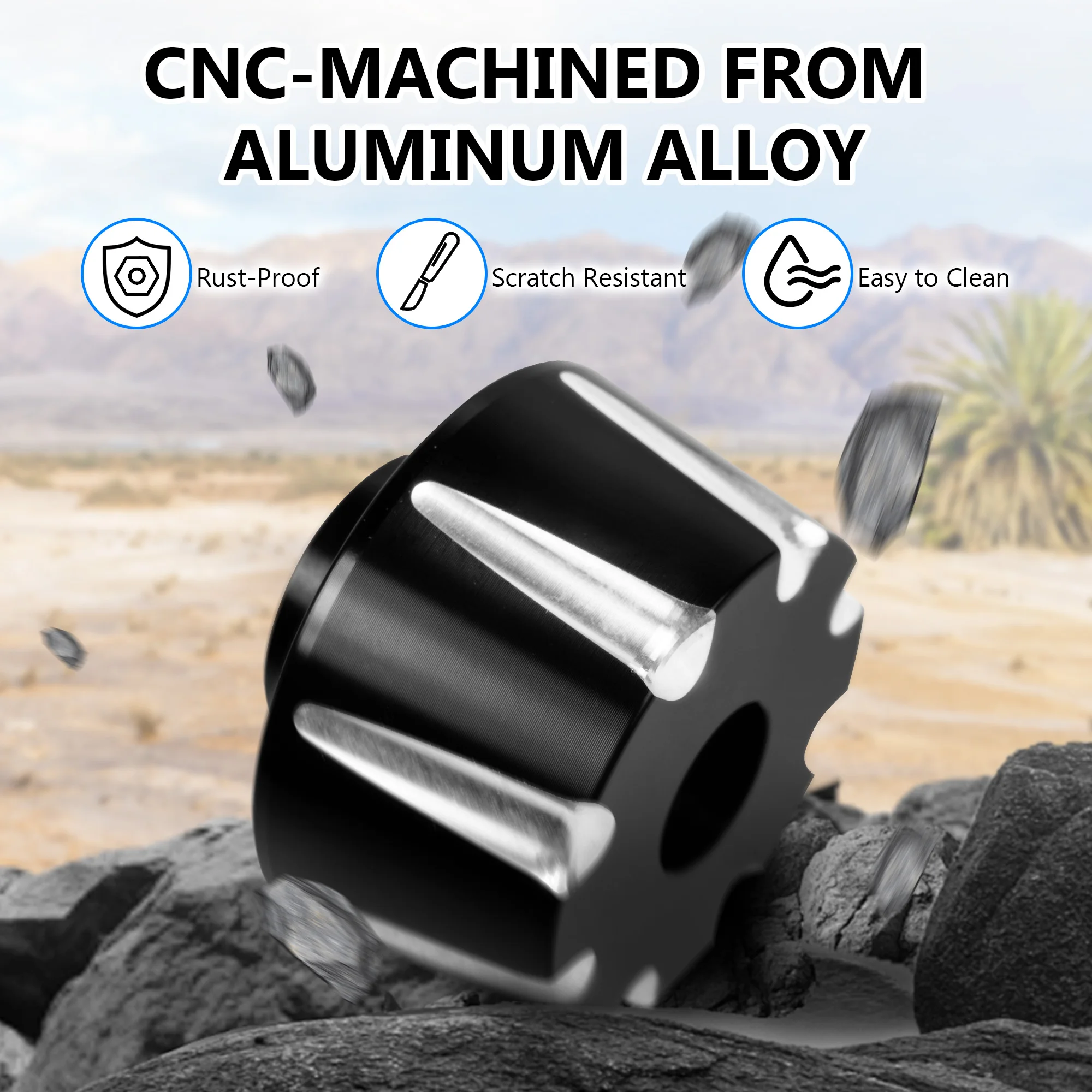 Aluminum Handlebar End Caps & Bar End Weights – Compatible with Can-Am Spyder F3 / RT / ST (2015–2023) & RT-L (2012–2023) – ATV