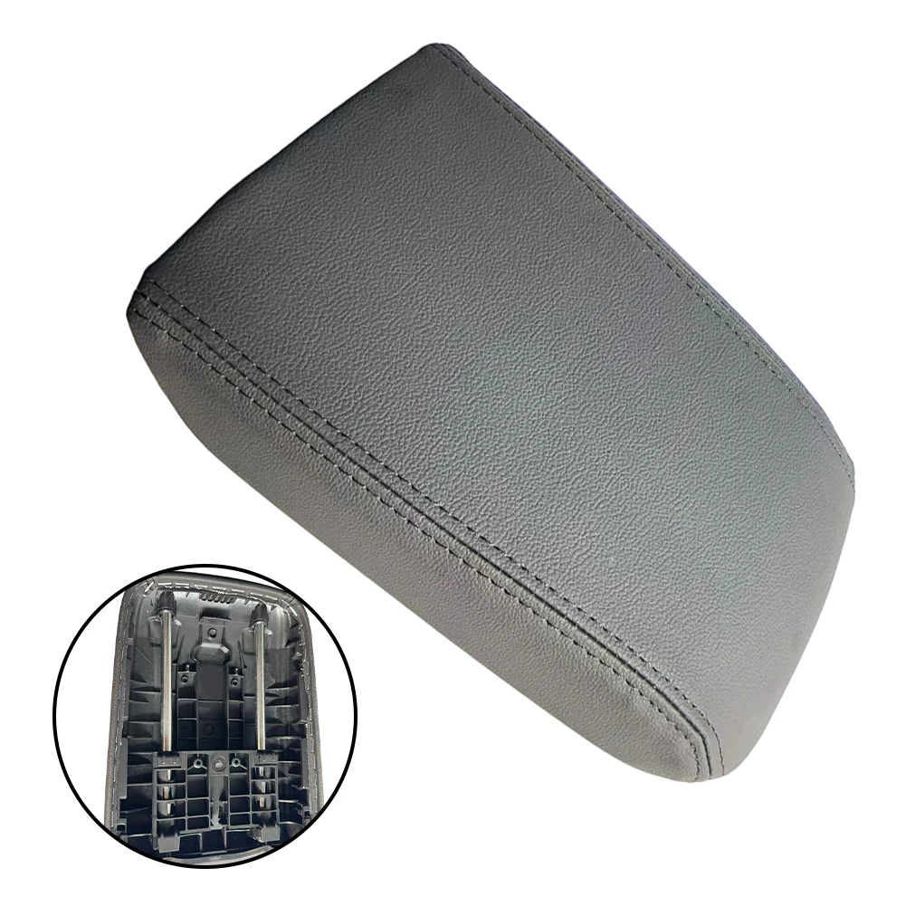 

For Golf For MK7 For Golf 7 Black Leather Center Console Armrest Cover Direct Fit Replacement Interior Accessory