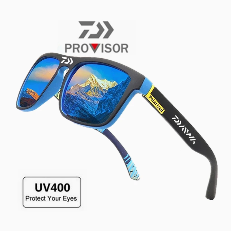 DAIWA Gafas de sol polarizadas Protección UV400 para hombres y mujeres Caza al aire libre Pesca Conducción Bicicleta Gafas de sol