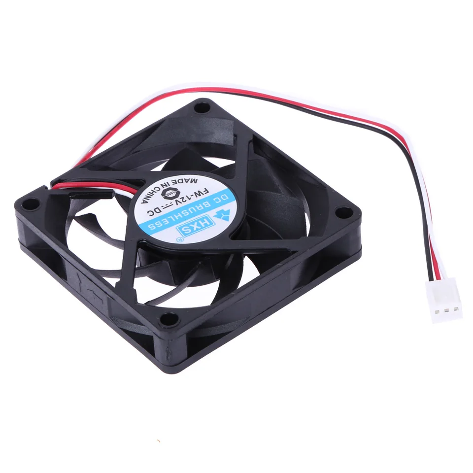 コンピュータケースクーラーdc 12v 7センチメートル70ミリメートルcpu