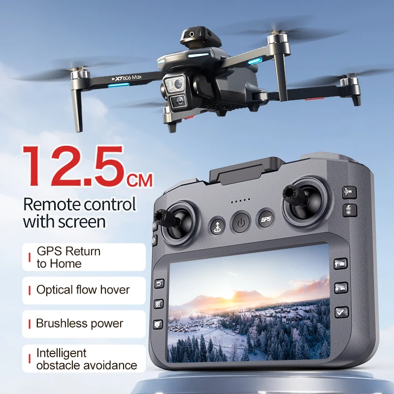 

screen control 5G ptical flow GPS folding drone with WIFI transmission professional aerial camera medium-sized with servo gimbal