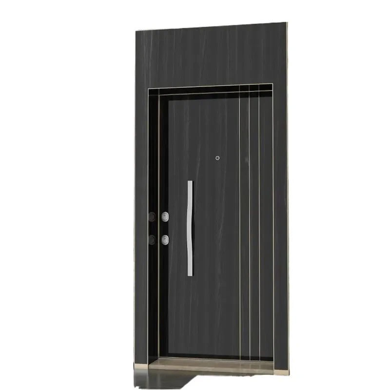 Heavy Duty Anti Theft Iron Door Turkish Style Russian Plug Design for Engineering Projects Cross Border Retail Large Volume