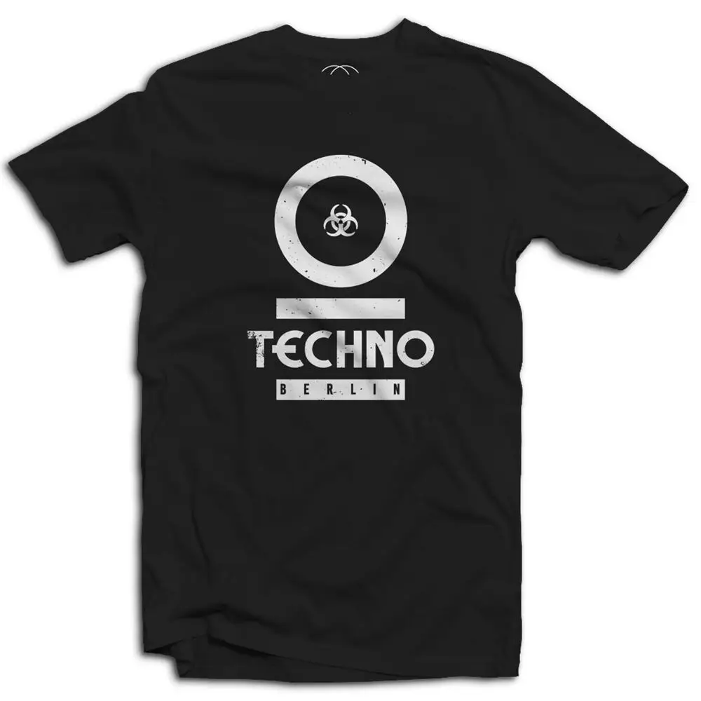 Techno Berlin T-Shirt - Tresor House Music Rave Old Skool DJ EDM Cotton Luxury brand vintage oversized