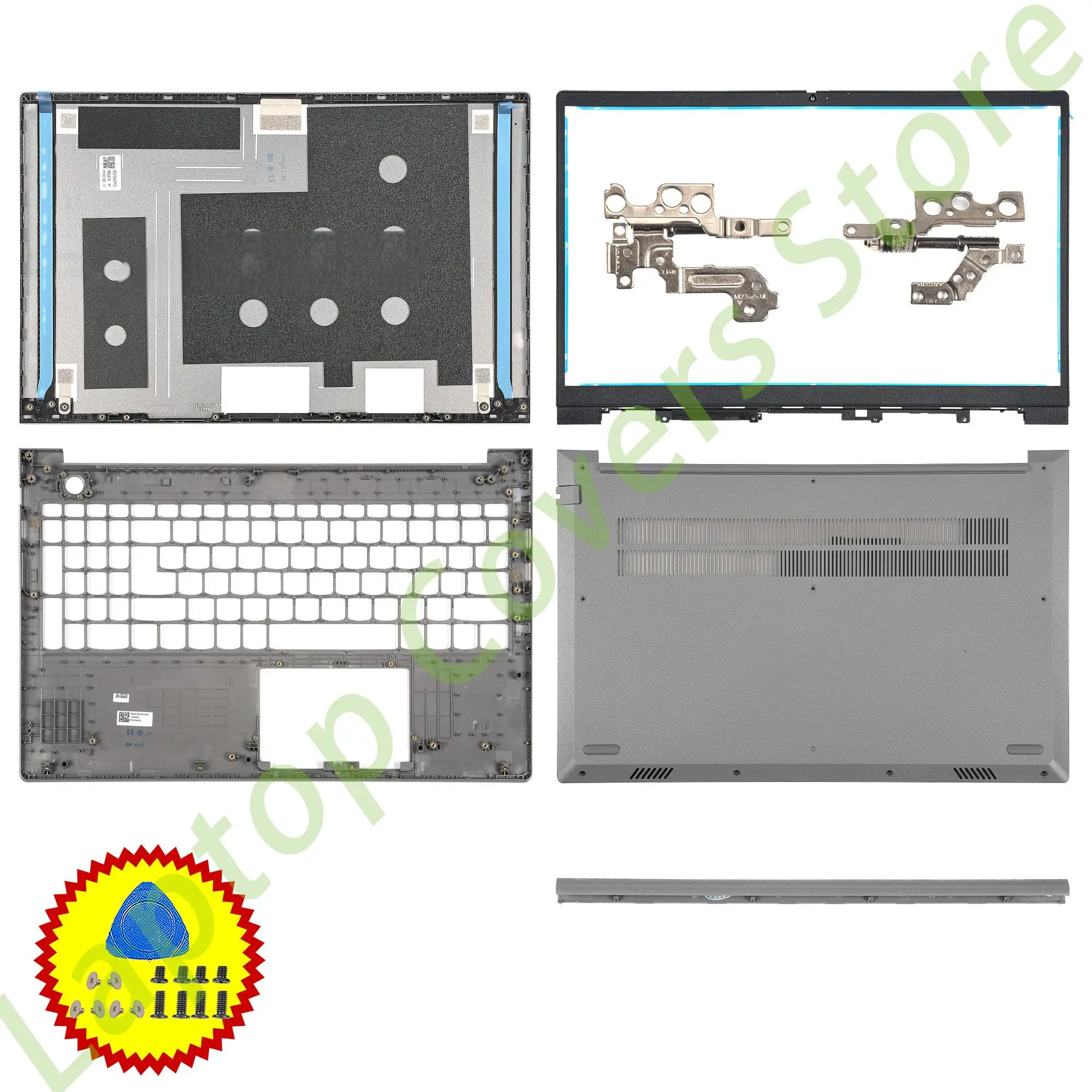 para thinkbook 15 g2 itl sao cobre lcd capa traseira 5cb1b34808 moldura frontal 5cb1b34809 dobradicas hingcover inferior substituir novo 01