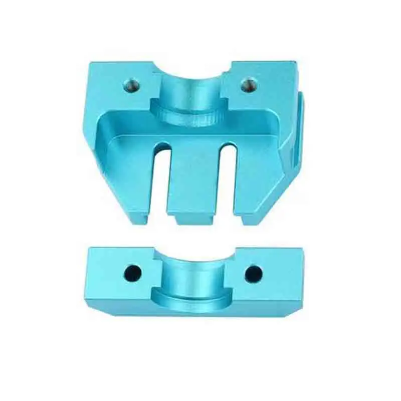 Customized 7075 Aluminum Alloy Installation And Fixing Block 6061 Bracket Cnc Machining Service For 3D Printer Accessories