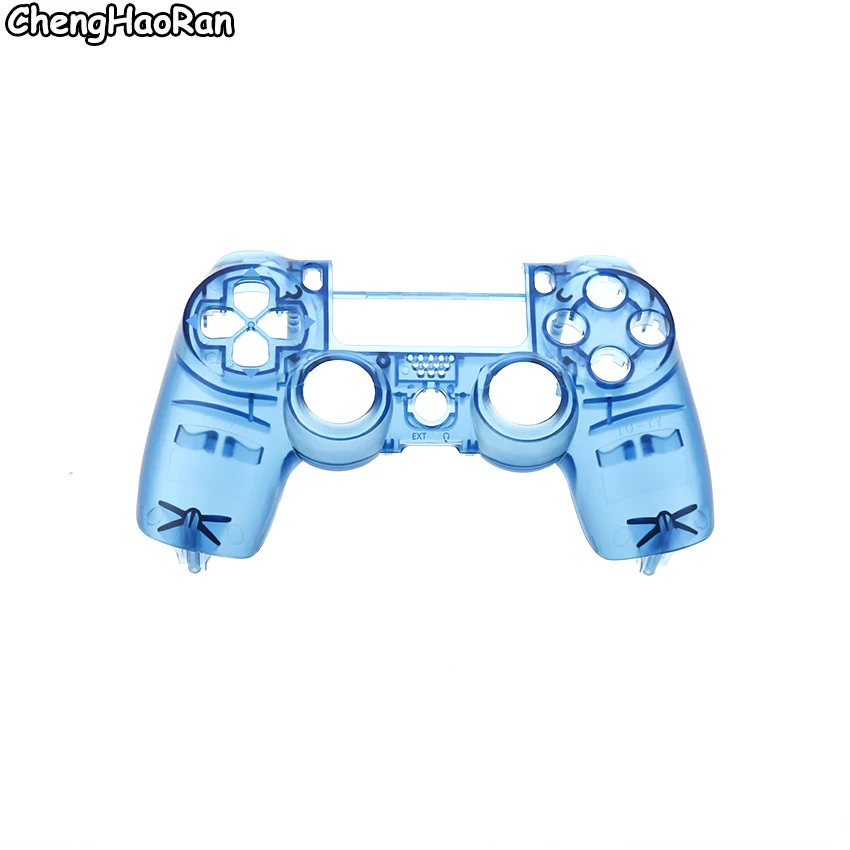 Transparent Controller Faceplate ด้านหน้าด้านบนสำหรับ PS4 Pro JDM-050 JDM-055 JDS 055 JDS 050 Controller