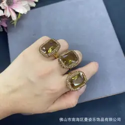 Turkish  stone sultan stone miraculously changes color living ring exported to Europe, America and popular jewelry