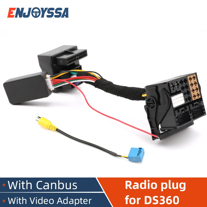 

MIB Radio Plug for DS RCD360 with Canbus Rearview Camera Video Adapter
