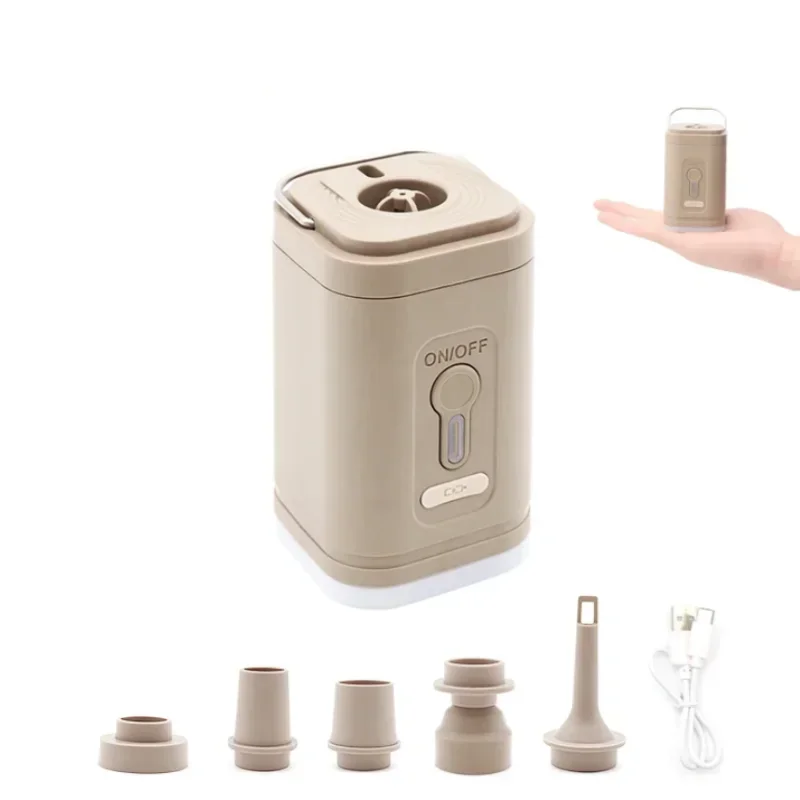 

Electric Air Pump Portable Wireless Air Compressor Inflator Deflator Pumps For Inflatable Cushions Air Beds Boat Swimming Ring