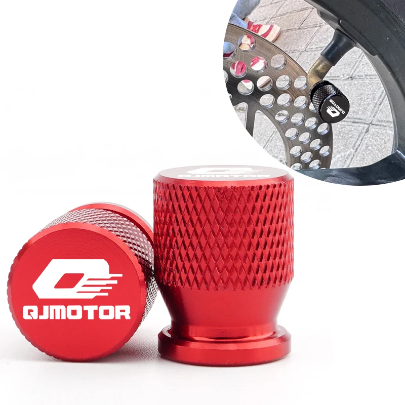 ل Qjmotor Srt Srk Srv 250 300 550 650 800 X/S Qj 500S 300S دراجة نارية CNC اكسسوارات عجلة الإطارات غطاء صمام غطاء منفذ الهواء #1