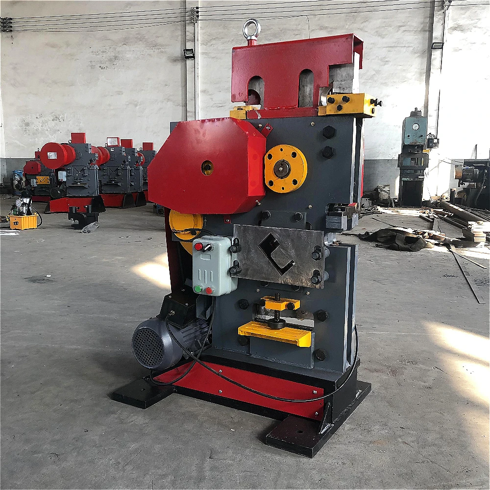 Multifunctional CNC Angle Iron Cutting Machine Automatic Metal Punching and Shearing With Mechanical Power Source