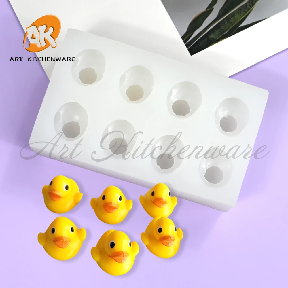 Animals Duck, Lion Silicone Mold Fondant Chocolate Cake Mould Pastry Soap Moulds Cake Decorating Tools Kitchen Baking Accessory