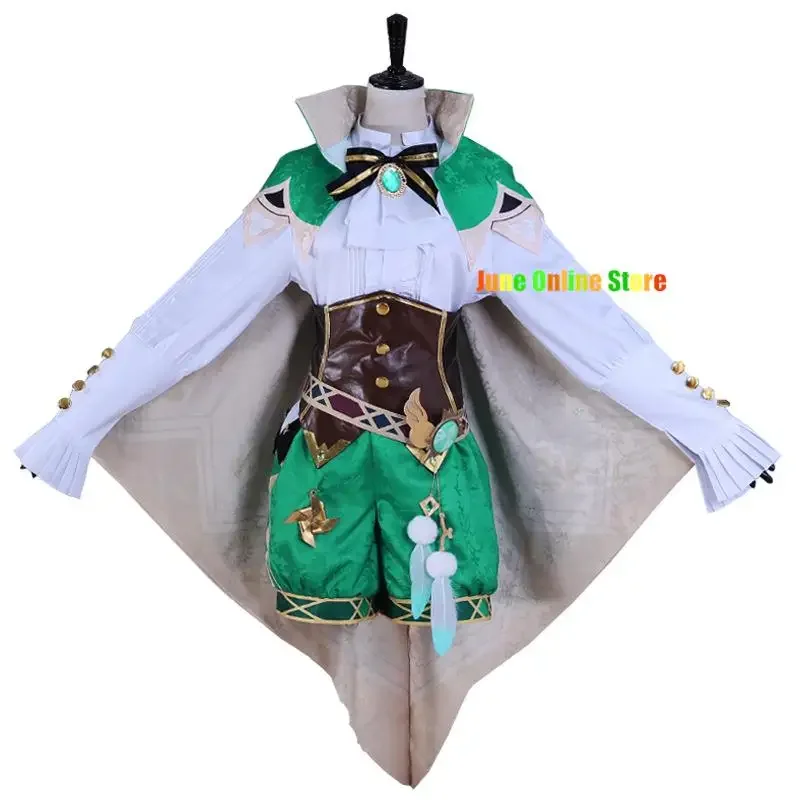 Twenty Cosplay Genshin Impact Cosplay Uniform Perücke Kostüm Twenty Chinese Style Halloween Kostüme für Frauen Spiel Wendi Windy