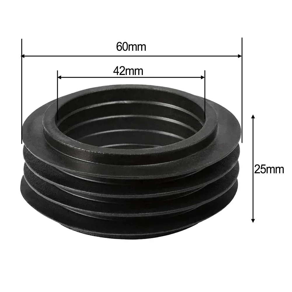 2Pcs For Internal Low Level Flush Pipe Rubber Cone Seal Gasket Concealed Cisterns Toilet Parts 119.668.00.1 60*42*25mm