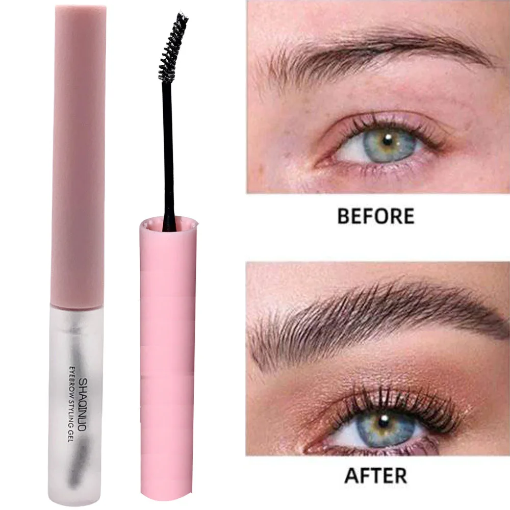 Gel transparent imperméable pour sourcils 3D, crème coiffante naturelle, brosse fine, longue durée, Fiosphbrow, maquillage Regina