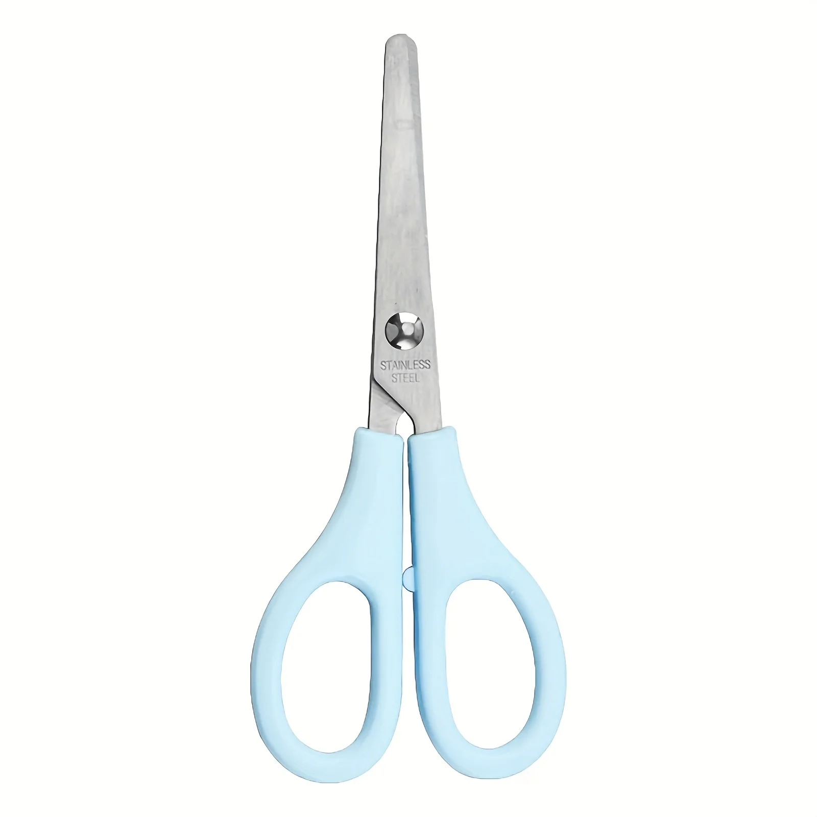 قطعة واحدة من مقصات دائرية من الفولاذ المقاوم للصدأ مع شفرات حادة - قطع دقيق للورق والقماش، للاستخدام المنزلي والمكتبي متعدد الأغراض #4