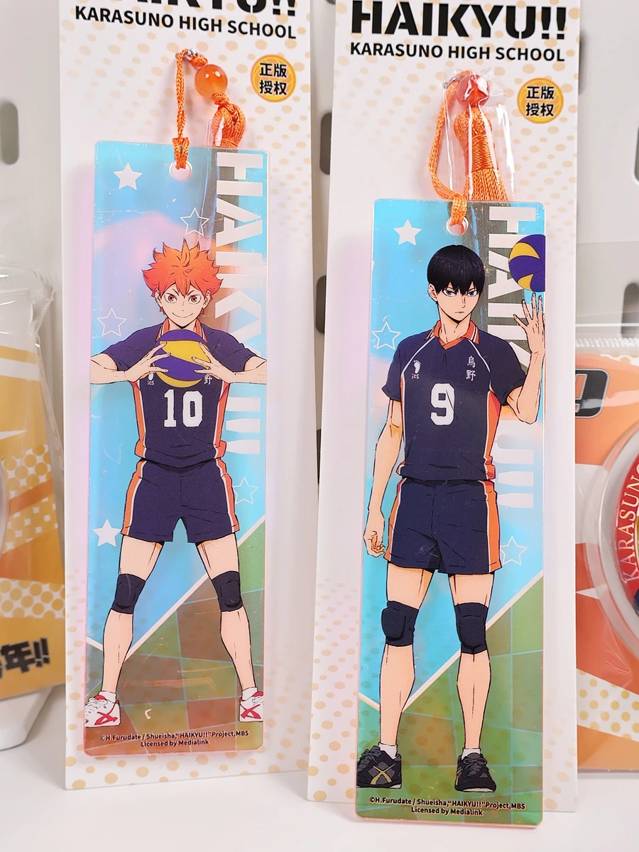 Anime Haikyuu!! Kozume KenmaTetsurou Kuroo Cosplay  Acrylic Bookmark Pendant  Ambitus Gift