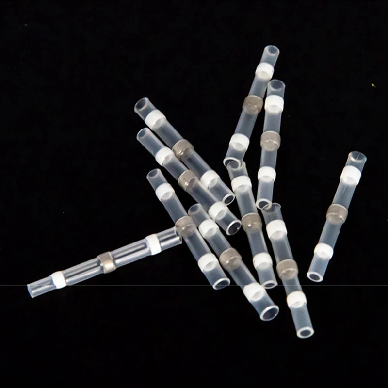 100 ชิ้นความร้อนหด Pressureless Solder แหวนปกป้อง Terminal ของ Joint และได้อย่างรวดเร็วเชื่อมท่อขนานทนทาน