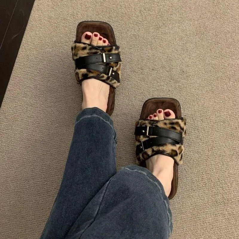 New Style Fashionable Women's Shoes Low Rome Hoof Heels Fabric Rubber Low Shoes Comfortable Rome Fabric Hoof Heels Zapatos Mujer