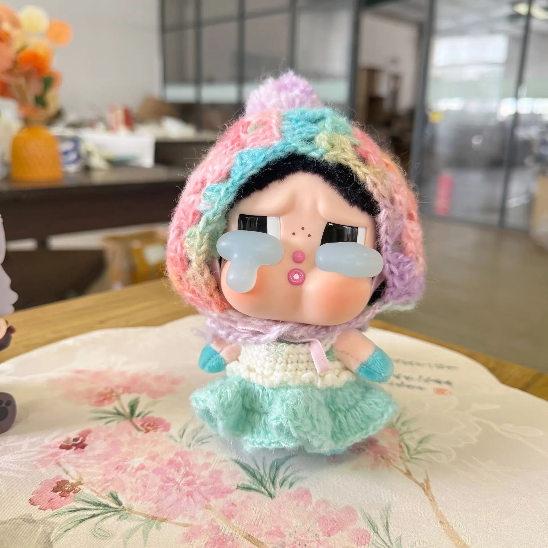 Для 13 см CRYBABY плачущие детские слезы виниловое лицо плюшевая кукла одежда наряд комбинезон комплект не включая куклу