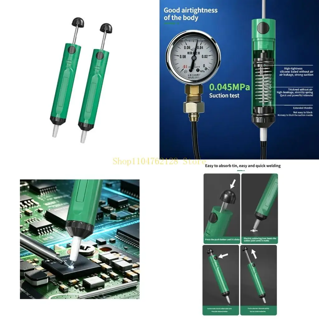 

Ergonomic Manual Desoldering Guns With Sturdy Construction Desoldering Tool For Smooth Solder Removal In DIY Projects best sale