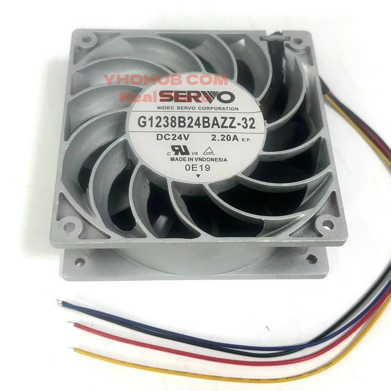 SERVO G1238B24BAZZ-32 DC 24V 2.20A 120x120x38mm 4-Wire Server Cooling Fan