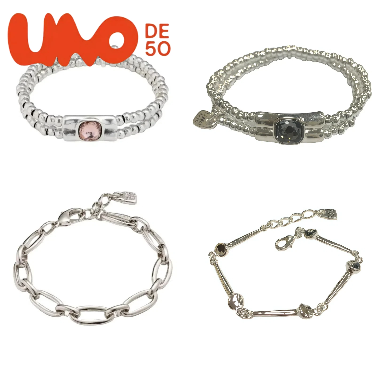 

New UNOde50 24K Gold/Silver Bracelet – Luxury Jewelry At Unbeatable Prices