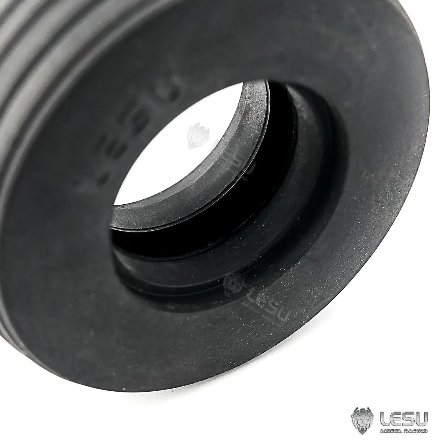 63MM Rubberen Achterwiel Band voor LESU AOUE 225A DIY Deel 1/14 RC Hydraulische Log Loader Afstandsbediening Suikerriet Loader Grabber