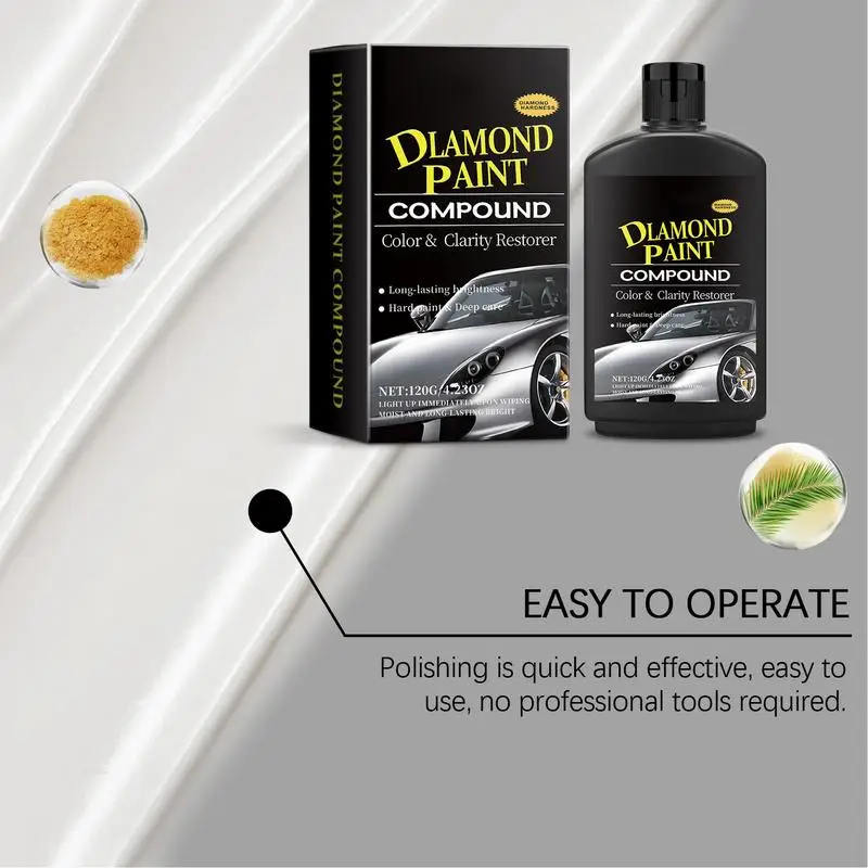 Car Coating Polish 120g Car Scratch Repair Wax Cleaning Detailing Wax Car Polish For Removing Minor Scratches Long Lasting