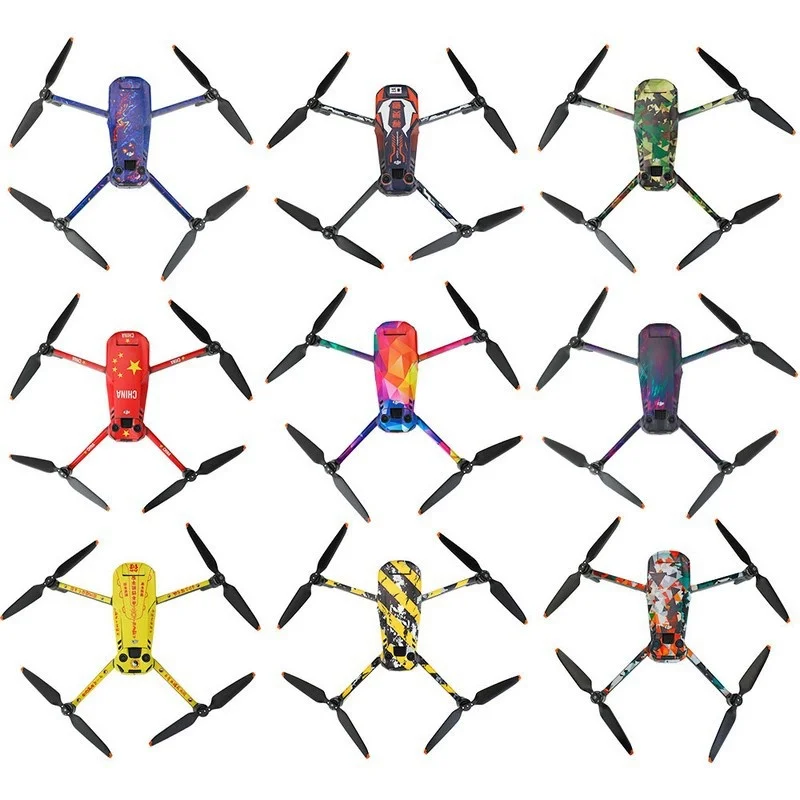 Sticker Colorful Pattern Personalized for DJI Mavic 3 Drone Parts PVC Sticker Decoration Accessories