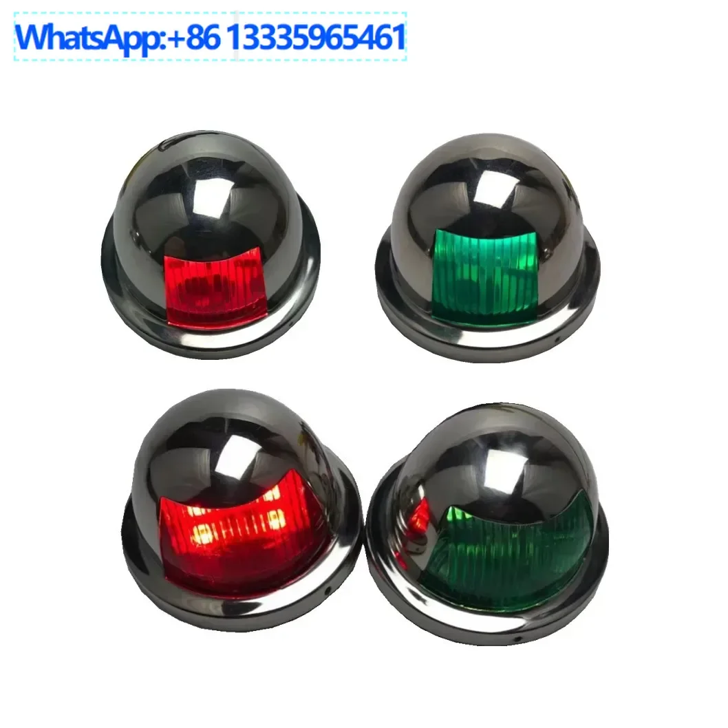 

Manufacturer Source Marine 316 Stainless Steel LED Navigation Light 304 Stainless Steel Red and Green Signal Light Side