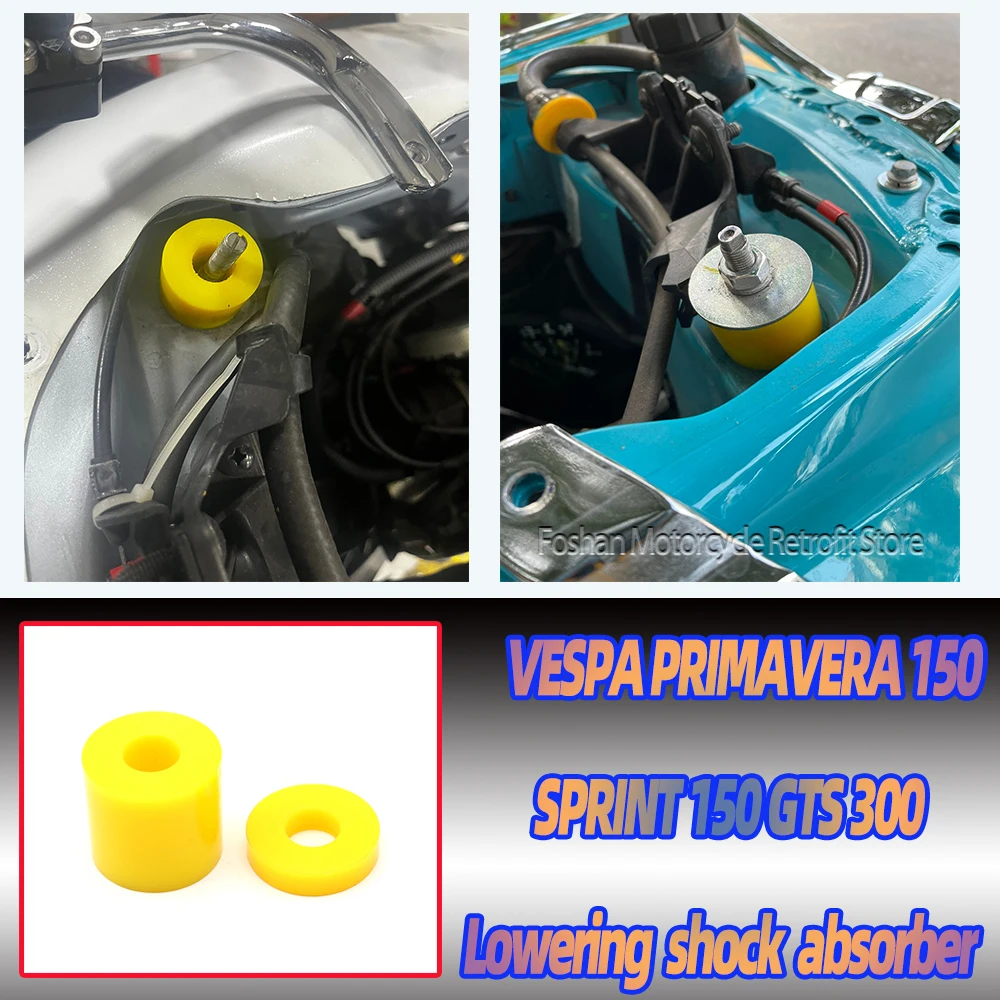 For Vespa GTS 300 gts300 PRIMAVERA Sprint 150 PRIMAVERA150 Motorcycle sprint150 Vespa300 Lowering shock absorber accessories